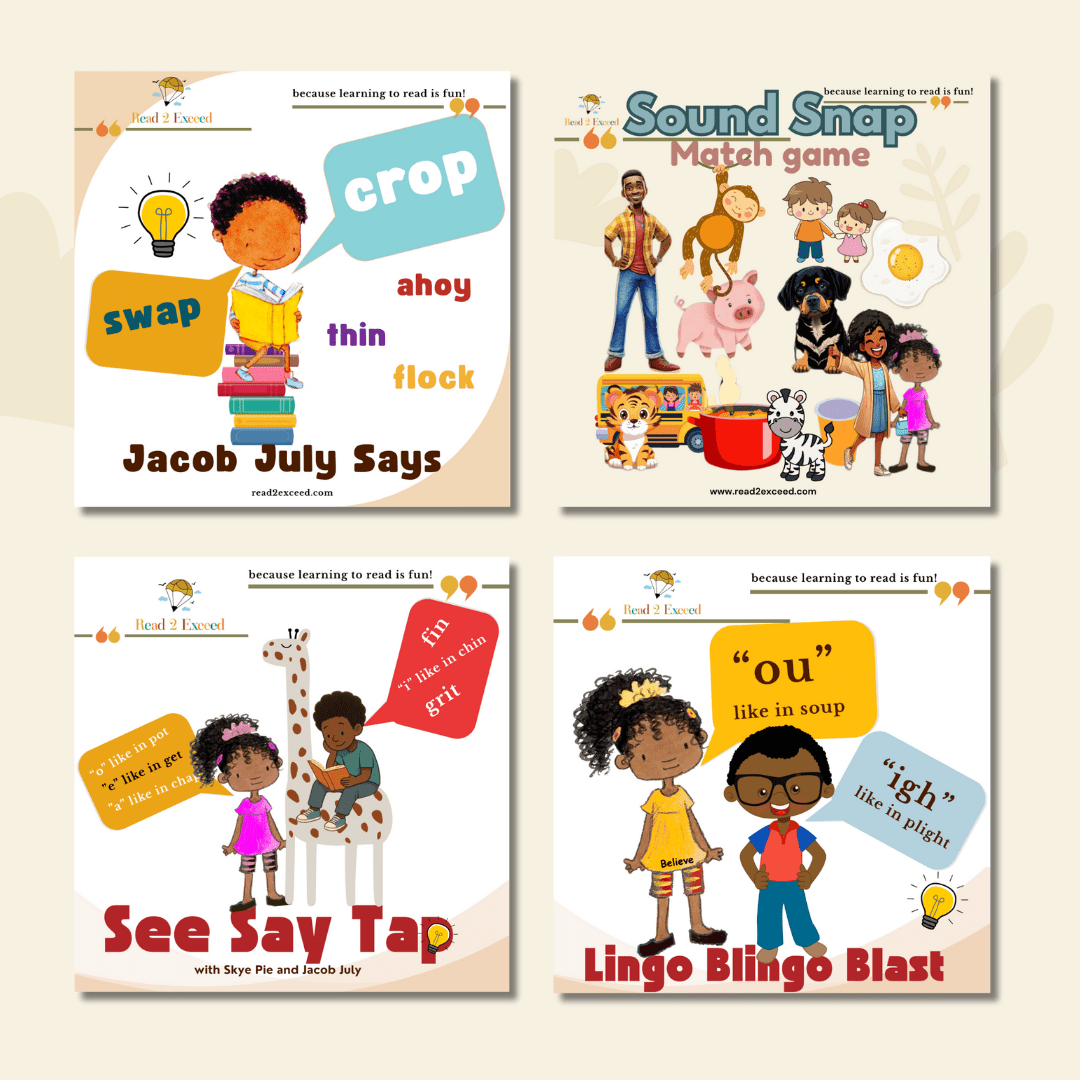 Learning Games Bundle - Read 2 Exceed