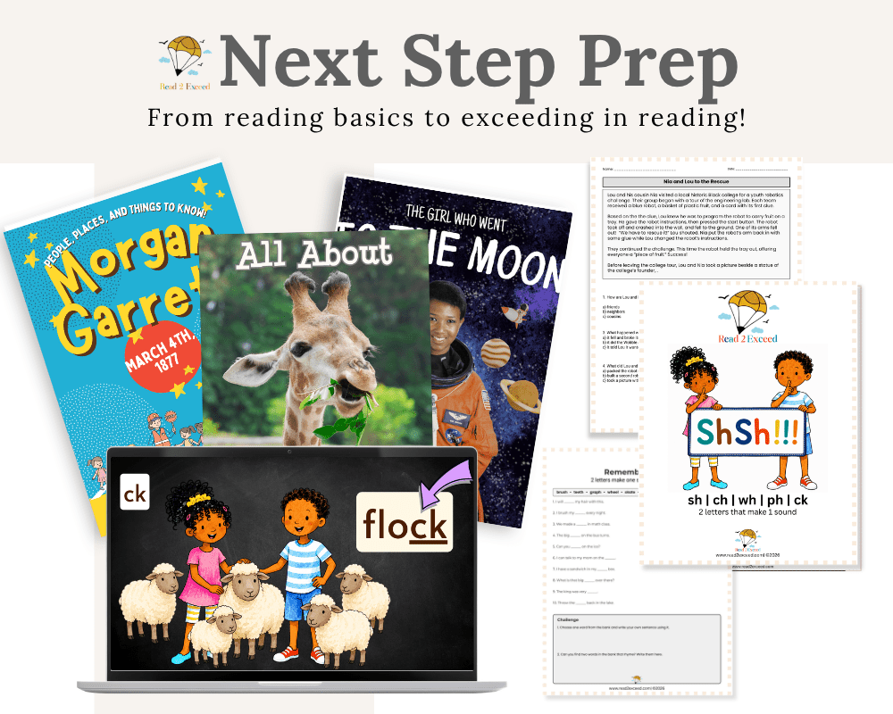 Next Step Prep Video Lessons - Read 2 Exceed