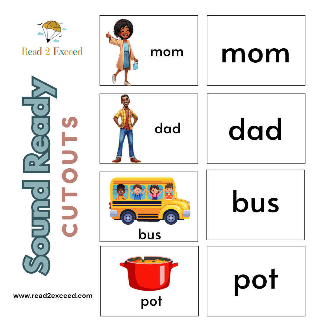 Sound Snap Match - Preschool Learning Game - Read 2 Exceed