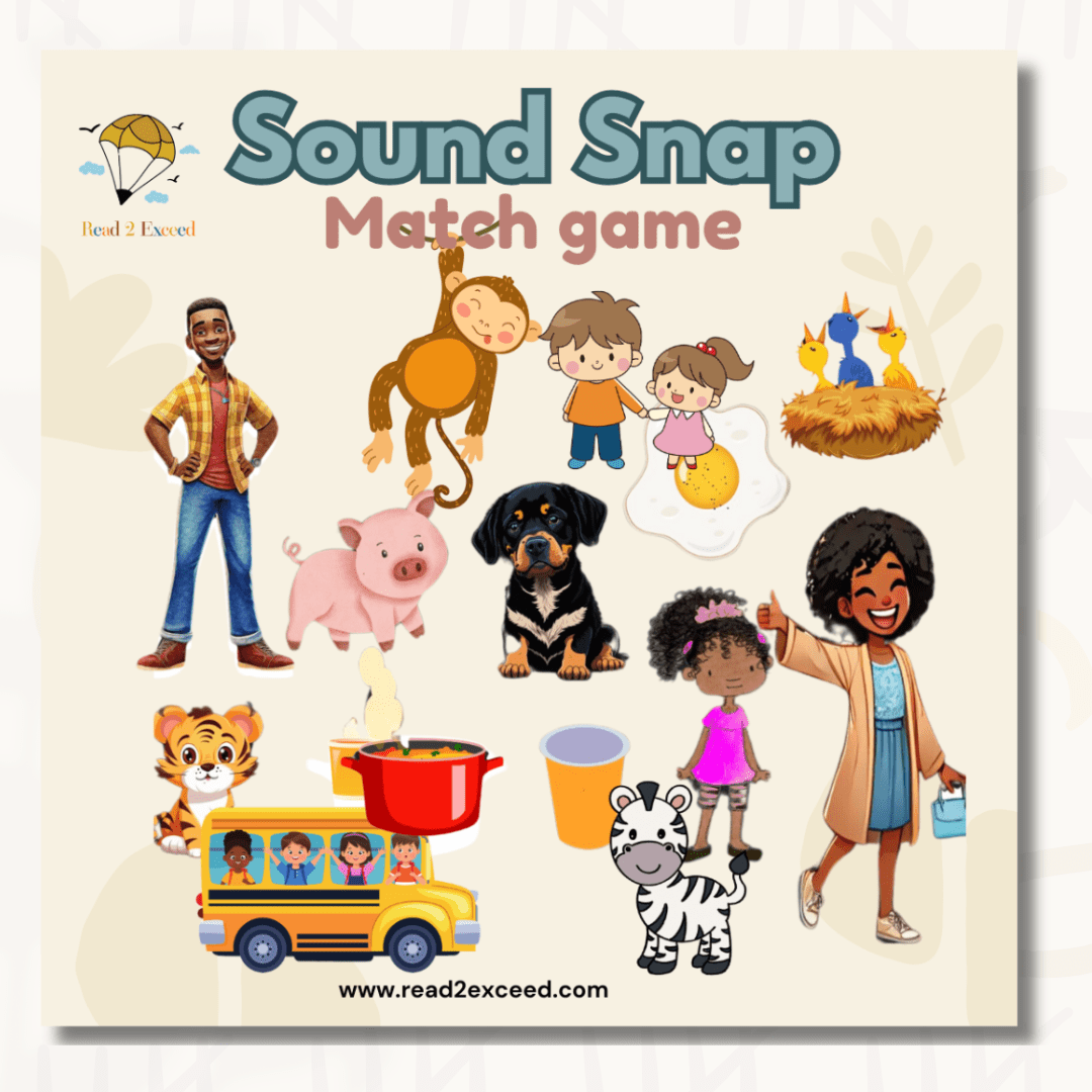 Sound Snap Match (Digital Print) - Read 2 Exceed